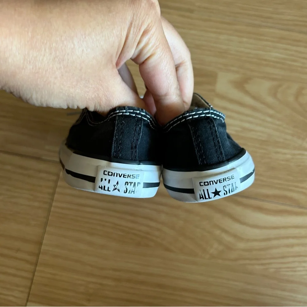 Converse Chuck Taylor All Stars Black Low Top Shoes Infant 6